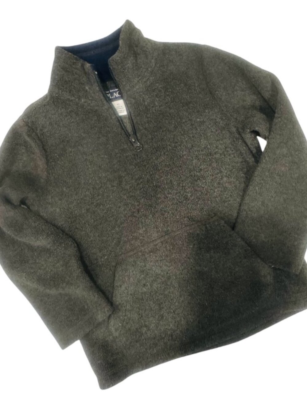 Gray Fleece Size 4T Quarter Zip Children's Place
